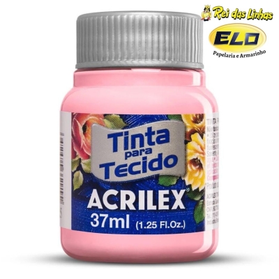 TINTA TECIDO ACRILEX 37ML-636 ROSA INGLESA