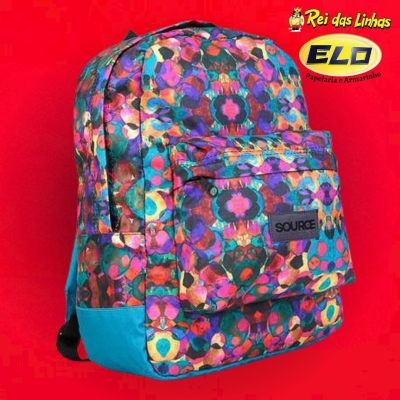 MOCHILA SOURCE COSTAS ESTAMPAS SC300-058 BOHEME