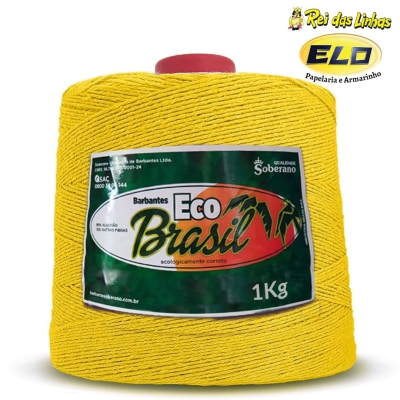 BARBANTE ECO BRASIL N.6 SOBERANO 1KG-45 AMARELO NEON