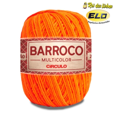 BARBANTE BARROCO MULTICOLOR N.6 200GR-9218 CALÊNDULA