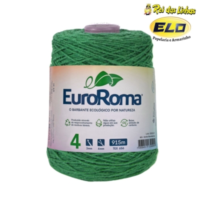 BARBANTE EURO ROMA 600GR N.4-803 VERDE BANDEIRA