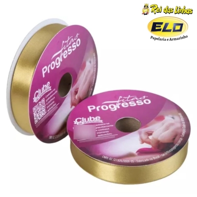 FITA CETIM PROGRESSO SIMPLES PC 50MTS N.5-1353 DOURADO