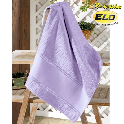 TOALHA BANHO DOHLER VELOUR ARTESANALLE LISO 70X140-11714 LILÁS