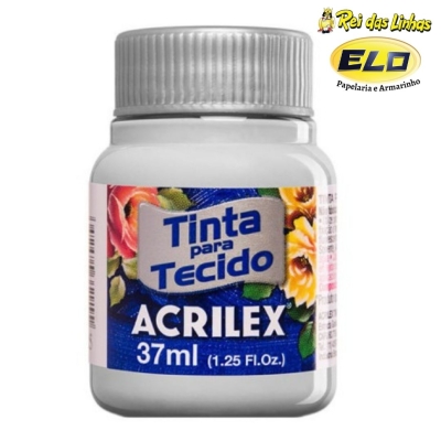 TINTA TECIDO ACRILEX 37ML-627 CINZA CLARO