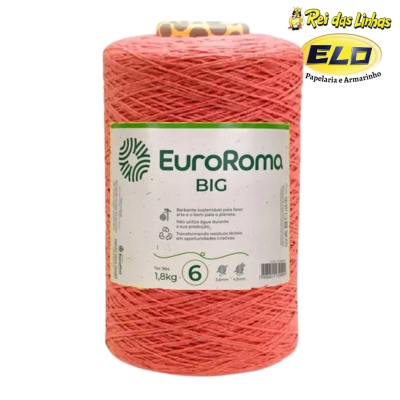 BARBANTE EURO ROMA 1.8KG N.6-750 LARANJA