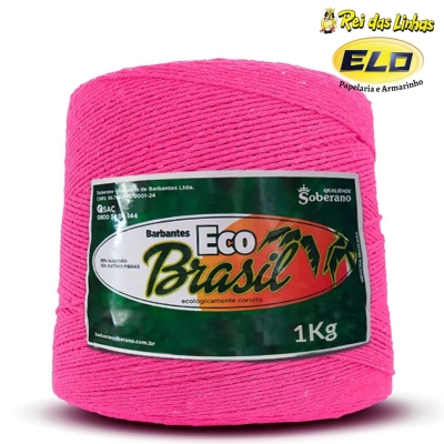 BARBANTE ECO BRASIL N.6 SOBERANO 1KG-43 ROSA NEON