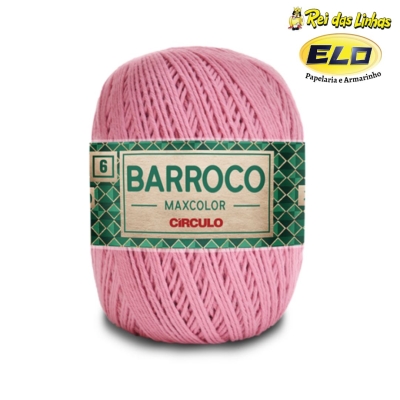BARBANTE BARROCO MAXCOLOR N.6 400G-3390 ROSA QUARTZO