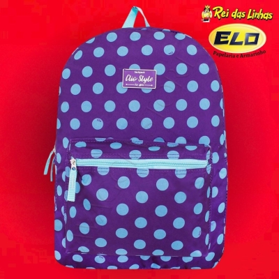 MOCHILA CLIO STYLE COSTAS ESTAMPAS MF-9014