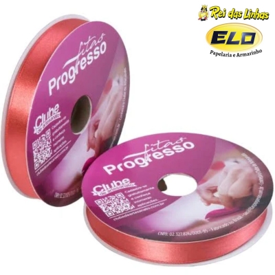FITA CETIM PROGRESSO SIMPLES PC 50MTS N.3-244 GOIABA
