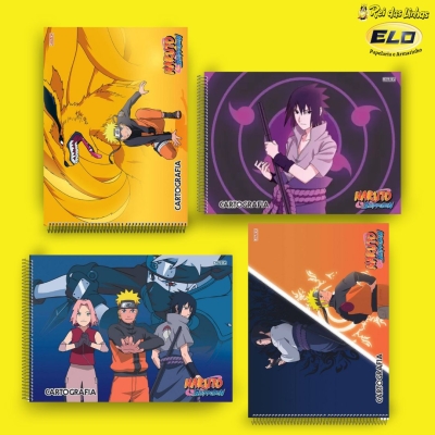 CADERNO SAO DOMINGOS CARTOGRAFIA CD 60FL NARUTO-24