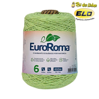 BARBANTE EURO ROMA 600GR N.6-801 VERDE LIMAO