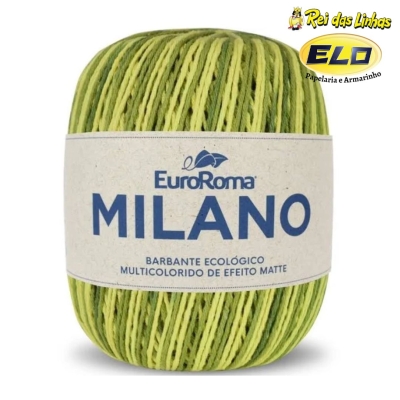 BARBANTE MILANO NOVELO 4/6 200G-808 VERDE OLIVA