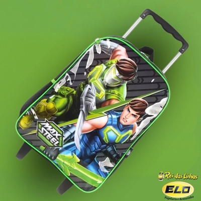 MOCHILA CARRINHO MAXLOG MAX STEEL IC35961MS AZUL-