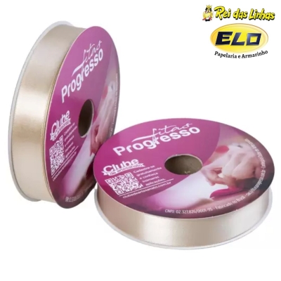FITA CETIM PROGRESSO SIMPLES PC 50MTS N.5-236 BEGE