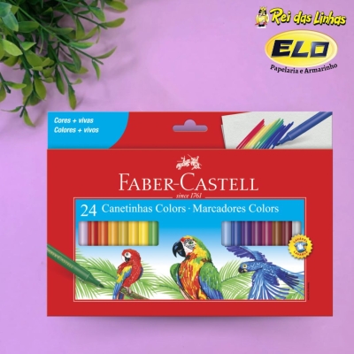 CANETA HIDROG. FABER 24 CORES-15.0124CZF-