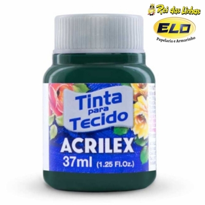 TINTA TECIDO ACRILEX 37ML-629 CINZA ONIX