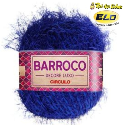 BARBANTE BARROCO DECORE LUXO-0916 AZUL BIC