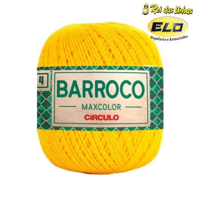 BARBANTE BARROCO MAXCOLOR N.4 200G-1289 CANARIO