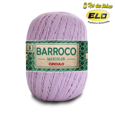BARBANTE BARROCO MAXCOLOR N.6 400G-6006 LILÁS CANDY