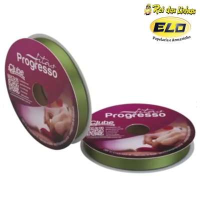FITA CETIM PROGRESSO SIMPLES PC 50MTS N.3-249 VERDE MILITAR