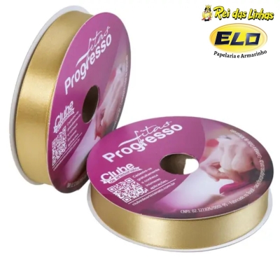FITA CETIM PROGRESSO SIMPLES PC 50MTS N.5-228 OURO