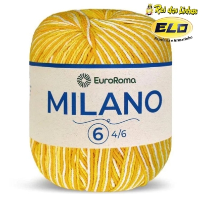 BARBANTE MILANO NOVELO 4/6 200G-450 OURO