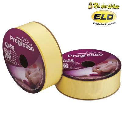FITA GORGURAO PROGRESSO N.9 GL009 PC 40MTS-1389 AMARELO BEBE