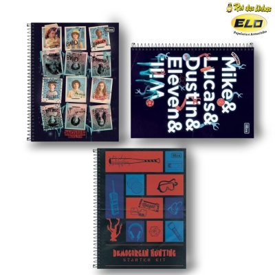 CADERNO TILIBRA ESP UNIV C/D 1MT 80FLS STRANGER TH-