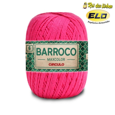 BARBANTE BARROCO MAXCOLOR N.6 400G-3334 ROSA