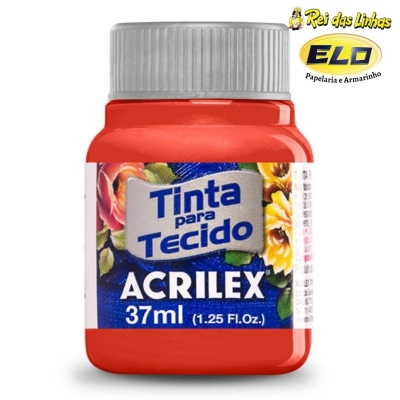 TINTA TECIDO ACRILEX 37ML-508 VERMELHO ESCALATE