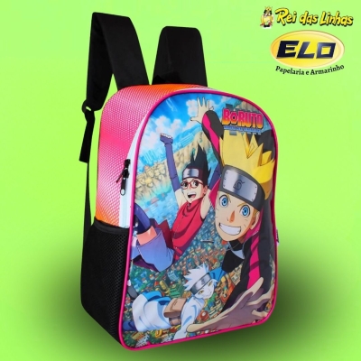 MOCHILA LUXCEL COSTAS BORUTO IS38111BR-VERMELHA
