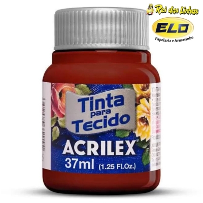TINTA TECIDO ACRILEX 37ML-632 VERMELHO PROFUNDO