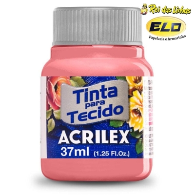 TINTA TECIDO ACRILEX 37ML-988 ROSE