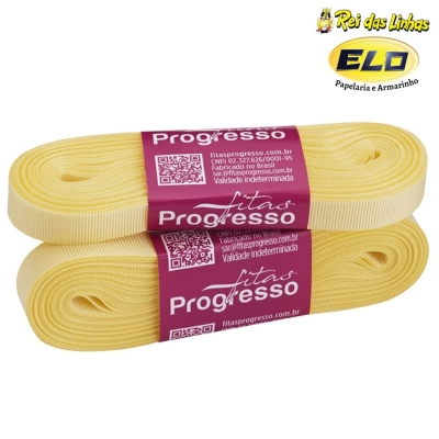 FITA GORGURAO PROGRESSO N.2 GL002 PC 10MTS-1389 AMARELO BEBE