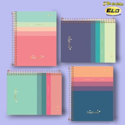 CADERNO CADERSIL UNIV C/D 1MT 88FLS DAY DREAM-