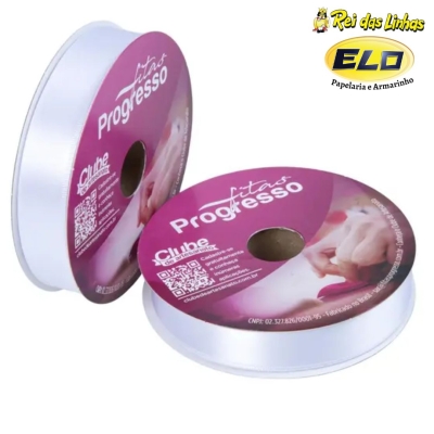 FITA CETIM PROGRESSO SIMPLES PC 50MTS N.5-201 BRANCO