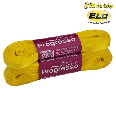 FITA CETIM PROGRESSO SIMPLES PC 10MT N.1-763 AMARELO GEMA