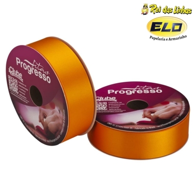 FITA CETIM PROGRESSO SIMPLES PC 50MTS N.9-066 LARANJA