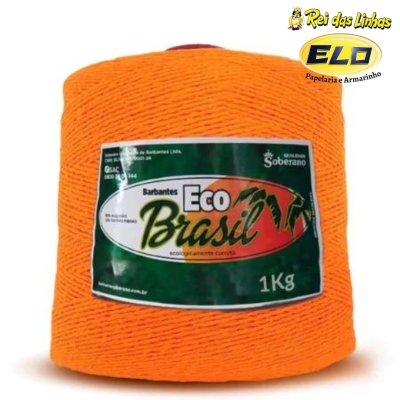 BARBANTE ECO BRASIL N.6 SOBERANO 1KG-46 LARANJA NEON