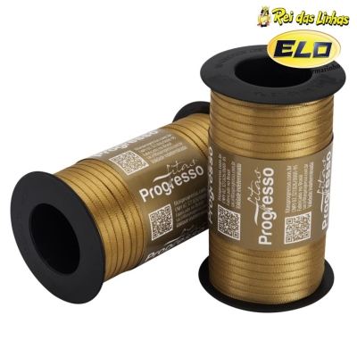 FITA CETIM PROGRESSO DUPLA PC 100MTS N.0-1353 DOURADO
