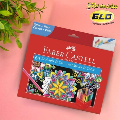 LAPIS DE COR FABER ECO 60 CORES 120160G-