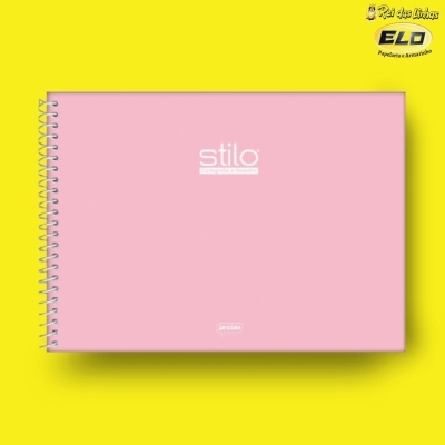 CADERNO JANDAIA CARTOGRAFIA ESP 80FLS STILO-ROSA