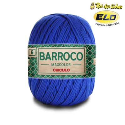 BARBANTE BARROCO MAXCOLOR N.6 200G-2829 AZUL BIC