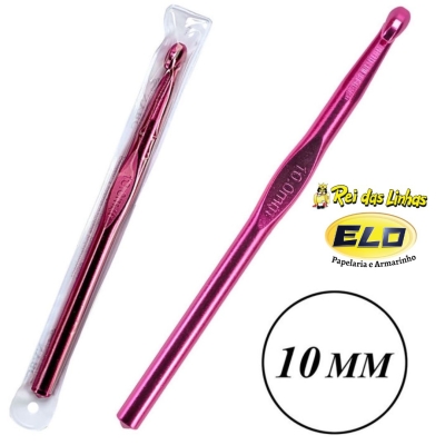 AGULHA CROCHE NYBC ALUMINIO BARBANTE(SITE)-10,0MM