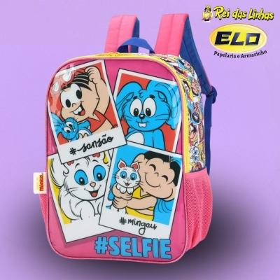 MOCHILA COSTA LUXCEL TURMA DA MONICA IS39301MN-ROSA