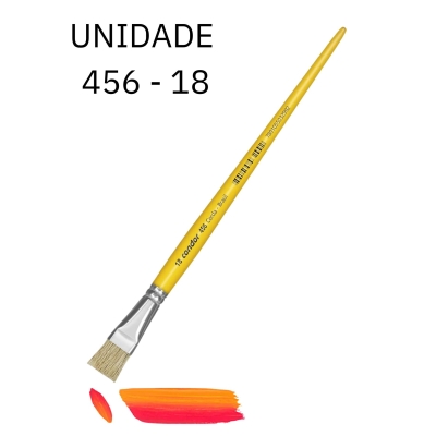  Pincel Chato Artistico Ref. 456 Condor- Kit ou Unidade