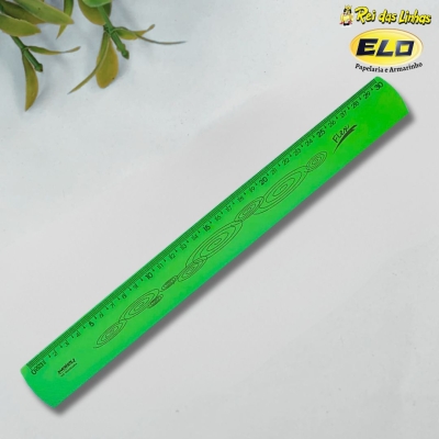 REGUA WALEU FLEXIVEL 30CM-