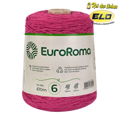 BARBANTE EURO ROMA 600GR N.6-550 PINK
