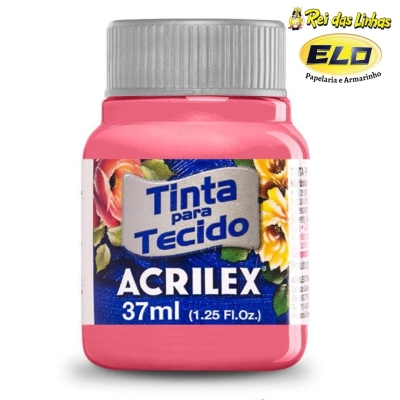 TINTA TECIDO ACRILEX 37ML-567 ROSA CHA