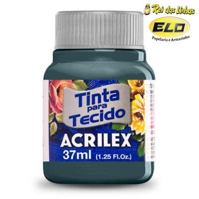 TINTA TECIDO ACRILEX 37ML-574 CINZA LUNAR